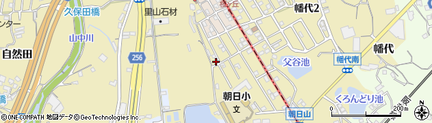 大阪府阪南市自然田268周辺の地図