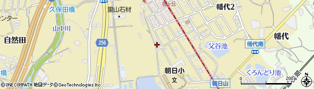 大阪府阪南市自然田182周辺の地図