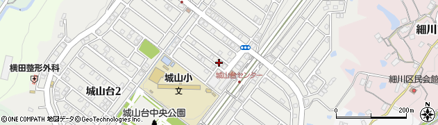 和歌山県橋本市城山台周辺の地図