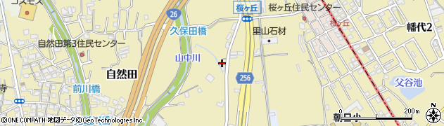 大阪府阪南市自然田2071周辺の地図