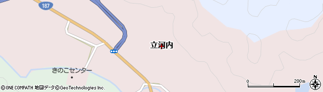 島根県吉賀町（鹿足郡）立河内周辺の地図