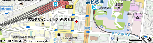 トヨタレンタリース東四国高松店周辺の地図
