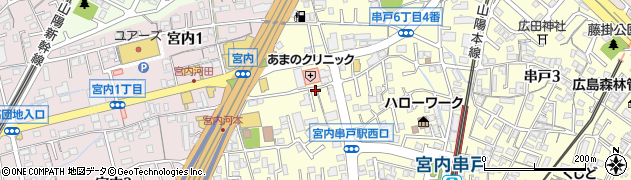 そうごう薬局　串戸店周辺の地図