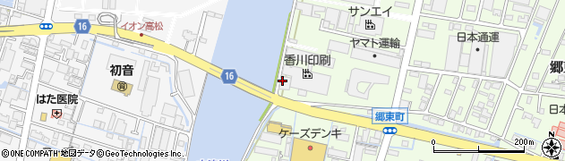 株式会社高松印刷センター　協同組合エスビーエフ周辺の地図
