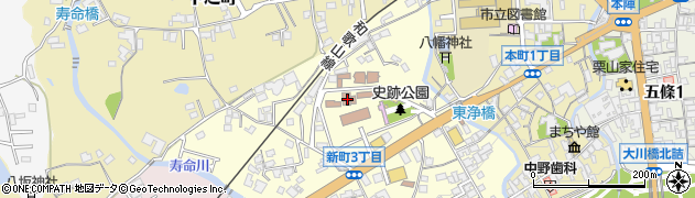 奈良地方法務局五條支局周辺の地図
