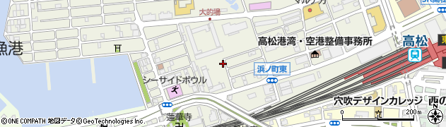 香川県高松市浜ノ町周辺の地図
