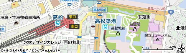 個別指導アクシス香川本部周辺の地図
