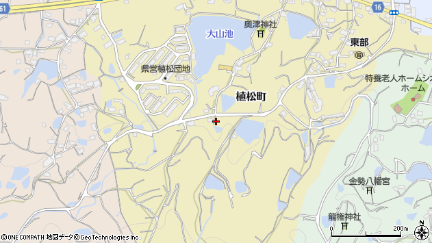 〒761-8005 香川県高松市植松町の地図