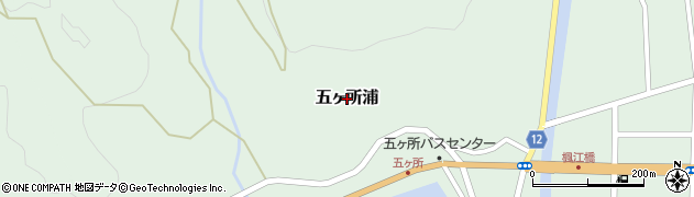 三重県南伊勢町（度会郡）五ヶ所浦周辺の地図