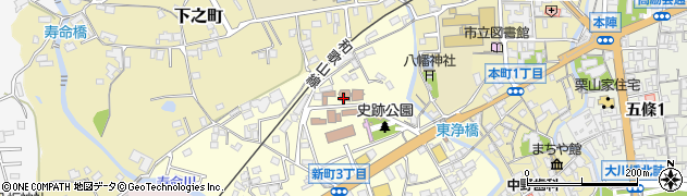 奈良地方検察庁　五条支部周辺の地図