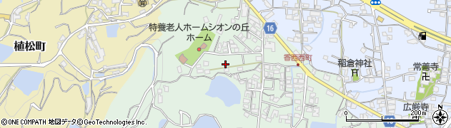 香川県高松市香西西町352周辺の地図