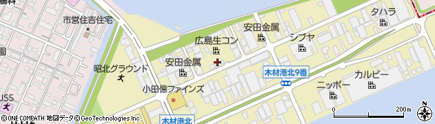 広島生コン株式会社周辺の地図