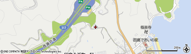 広島県尾道市因島大浜町一区604周辺の地図