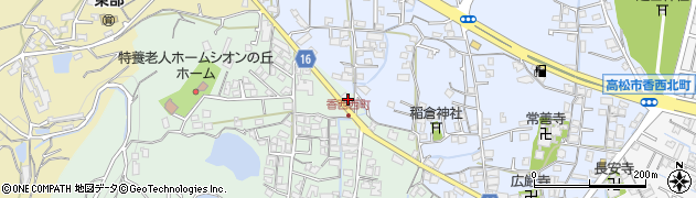 香川県高松市香西西町289周辺の地図
