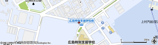 広島県広島市南区出島周辺の地図