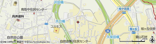 大阪府阪南市自然田1518周辺の地図