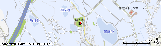 盛光寺周辺の地図