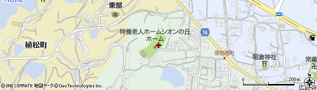香川県高松市香西西町378周辺の地図