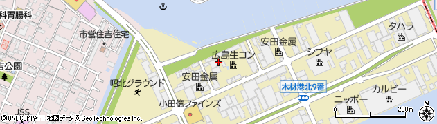住友重機械工業株式会社　広島サービスステーション周辺の地図