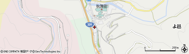 奈良県吉野郡下市町栃本39周辺の地図