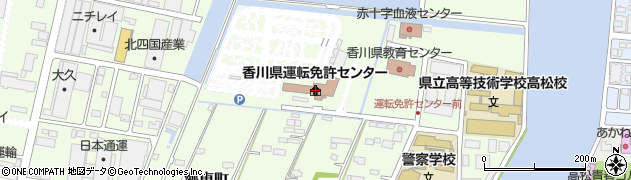 香川県運転免許センター周辺の地図