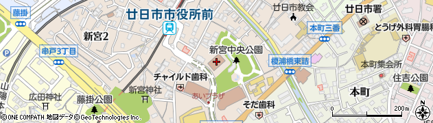 広島森林管理署佐伯森林事務所周辺の地図