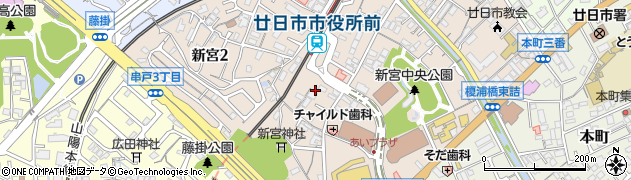 広島県廿日市市新宮周辺の地図