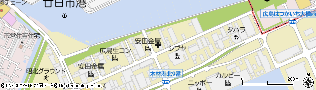 安田金属株式会社　廿日市古紙プラザ周辺の地図