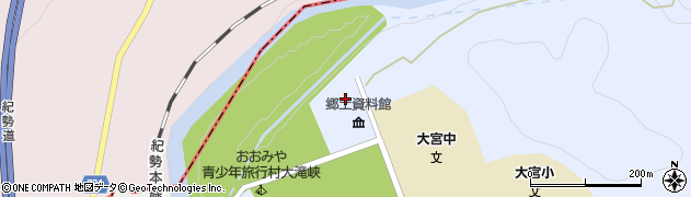 大紀町役場　大滝集会所周辺の地図