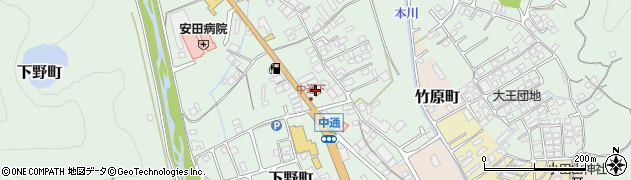ファミリーマート竹原下野店周辺の地図