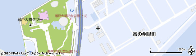 昭和アステック株式会社　コスモ石油　坂出製油所現場事務所周辺の地図