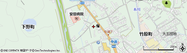 広島県竹原市下野町周辺の地図