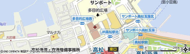 香川労働局　労働基準部労災補償課分室周辺の地図