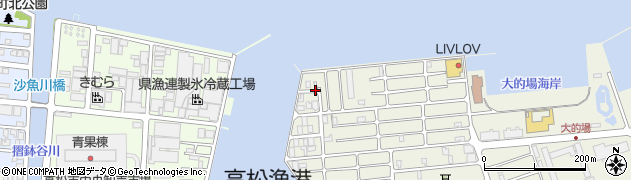 ＪＲ四国バス高松支店周辺の地図