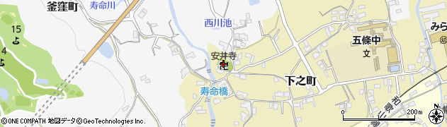 安井寺周辺の地図