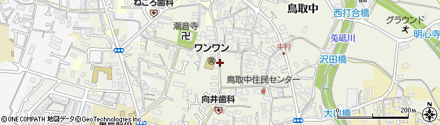 大阪府阪南市鳥取中周辺の地図
