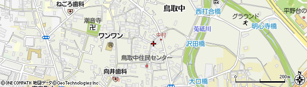 大阪府阪南市鳥取中927周辺の地図