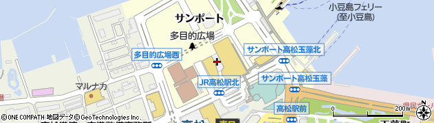 ヒューマンアカデミー高松校周辺の地図