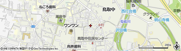 大阪府阪南市鳥取中373周辺の地図