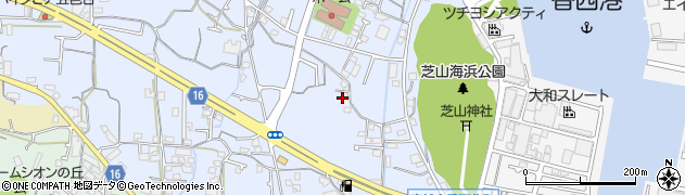 香川県高松市香西北町周辺の地図