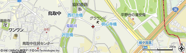 大阪府阪南市鳥取中543周辺の地図