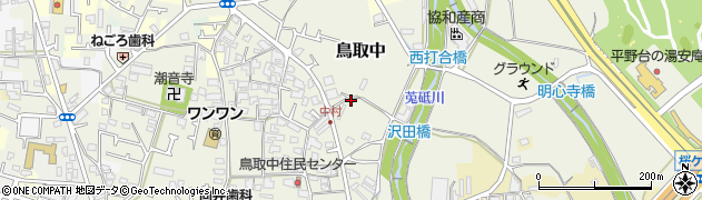 大阪府阪南市鳥取中485周辺の地図