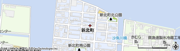 香川県高松市新北町周辺の地図