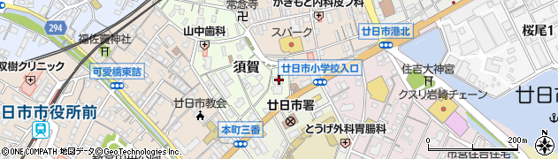 潮音寺周辺の地図