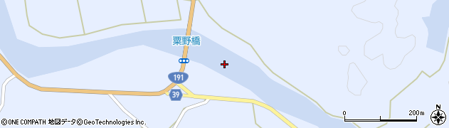 粟野川周辺の地図