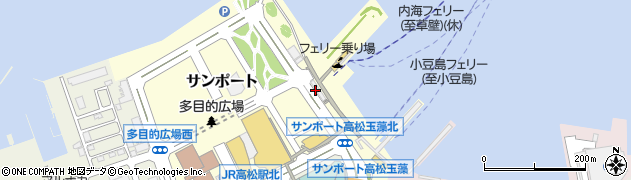 四国汽船株式会社　本社周辺の地図