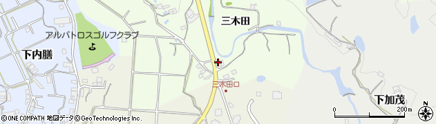 山口石材店三木田展示場周辺の地図