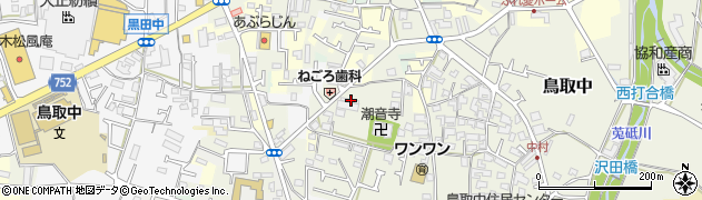 大阪府阪南市鳥取中215周辺の地図