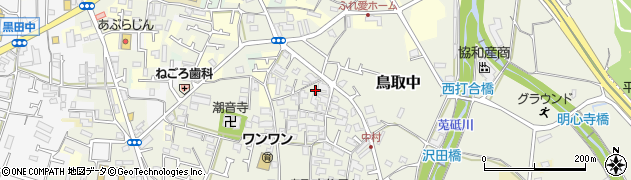 大阪府阪南市鳥取中261周辺の地図