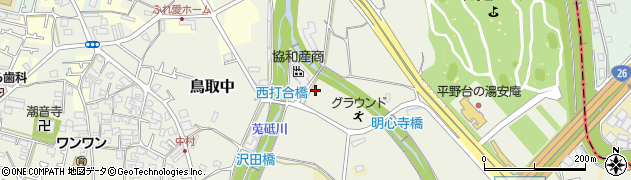 大阪府阪南市鳥取中552周辺の地図